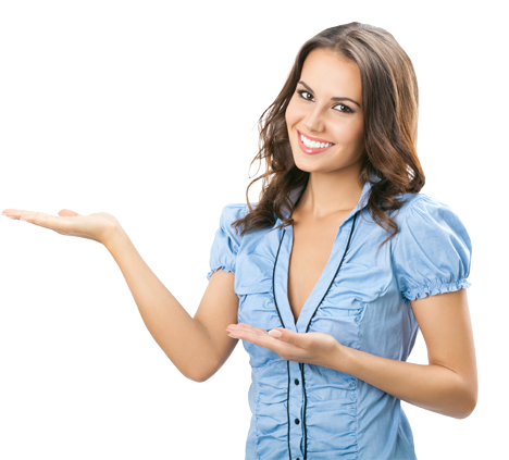 woman smiling png